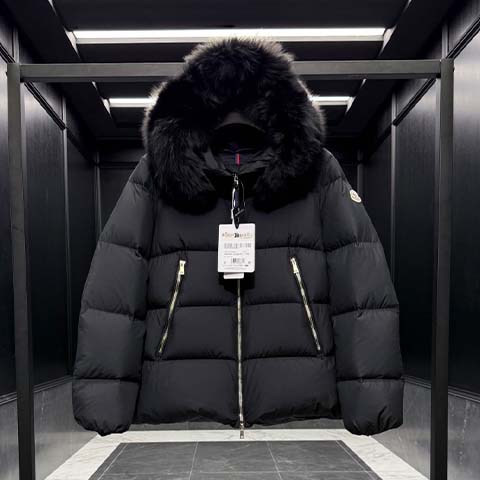 몽클레어 라이슈퍼 후드 숏 다운 패딩 재킷