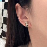 25P 까멜리아 더블 C 귀걸이 이어링