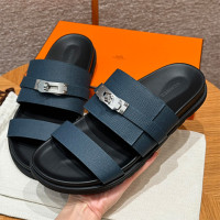 에르메스 잭슨 슬리퍼 샌들 앱송 마린 네이비